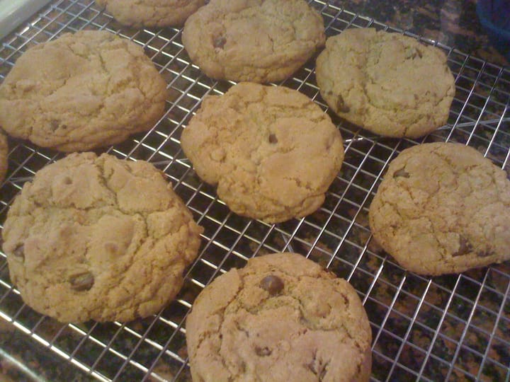 36-hour GF chocolate chip cookies