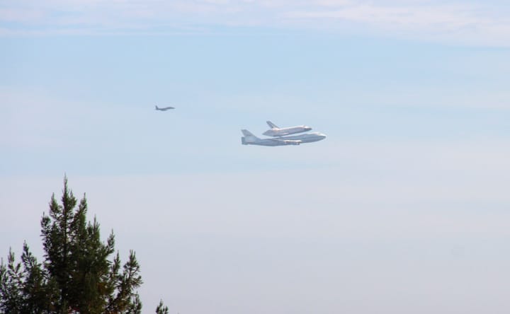 Space Shuttle Endeavour on its final flight