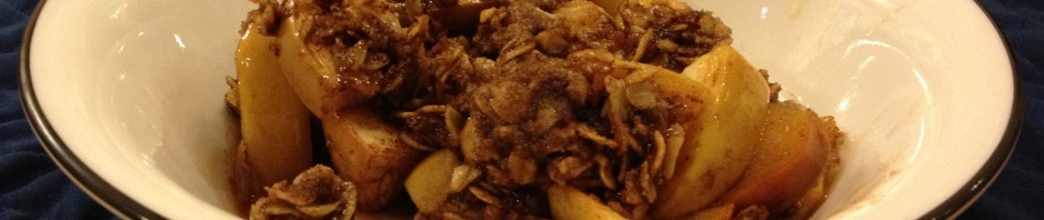 Apple Crisp with Oat Crumble Topping